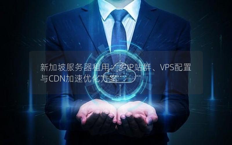 新加坡服务器租用：多IP站群、VPS配置与CDN加速优化方案
