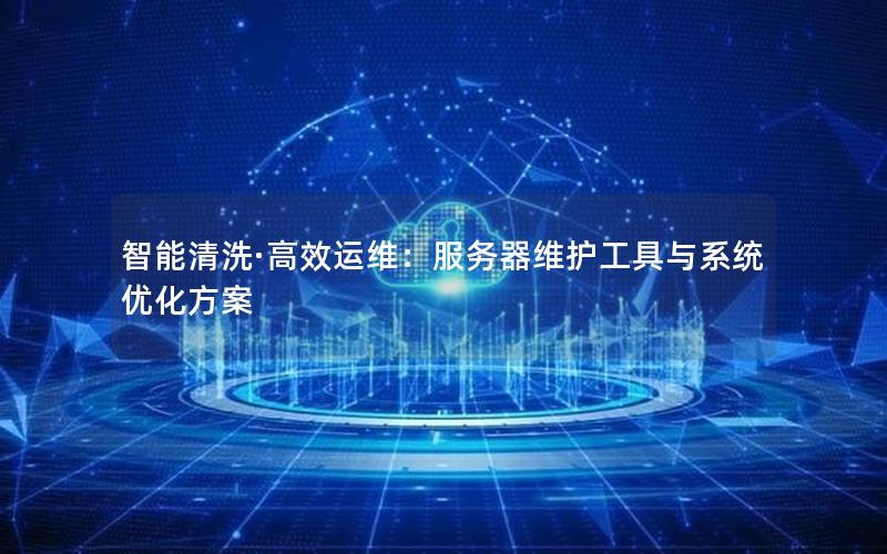 智能清洗·高效运维：服务器维护工具与系统优化方案