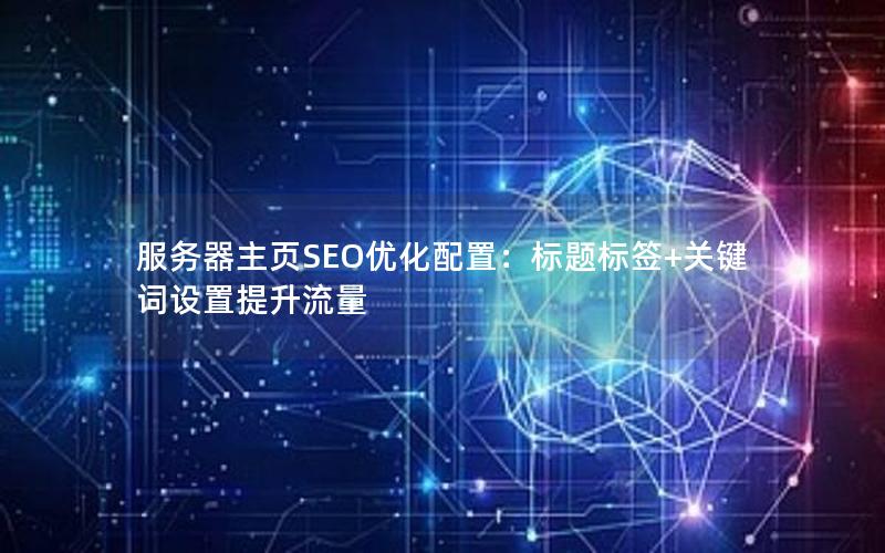 服务器主页SEO优化配置：标题标签+关键词设置提升流量