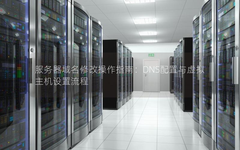 服务器域名修改操作指南：DNS配置与虚拟主机设置流程