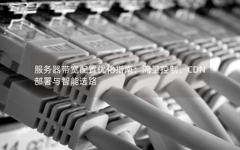 服务器带宽配置优化指南：流量控制、CDN部署与智能选路