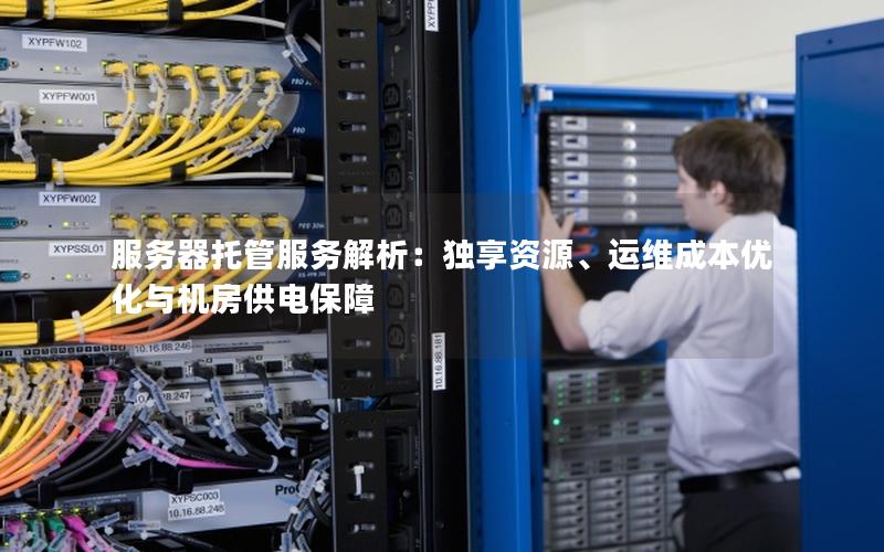 服务器托管服务解析：独享资源、运维成本优化与机房供电保障