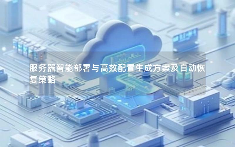 服务器智能部署与高效配置生成方案及自动恢复策略