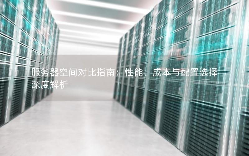 服务器空间对比指南：性能、成本与配置选择深度解析