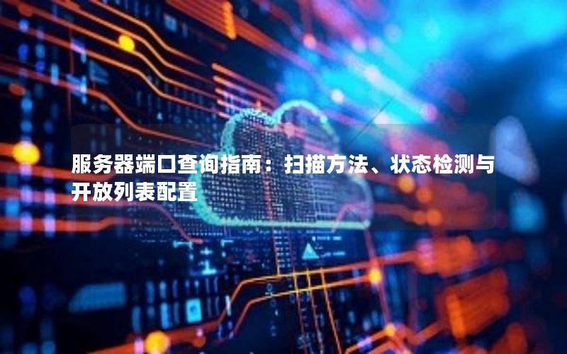 服务器端口查询指南：扫描方法、状态检测与开放列表配置