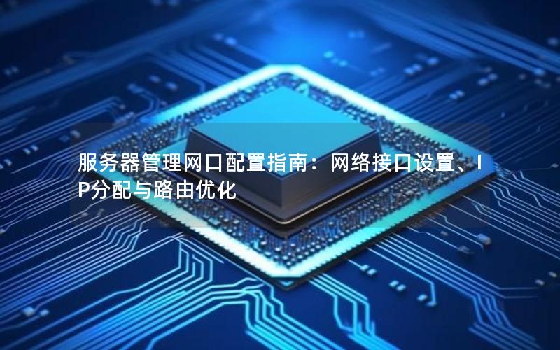 服务器管理网口配置指南：网络接口设置、IP分配与路由优化