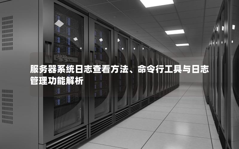 服务器系统日志查看方法、命令行工具与日志管理功能解析