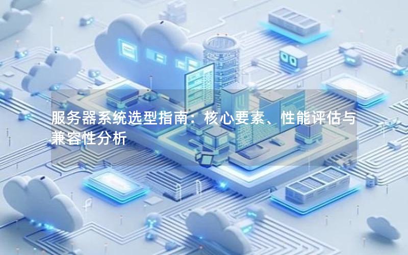 服务器系统选型指南：核心要素、性能评估与兼容性分析