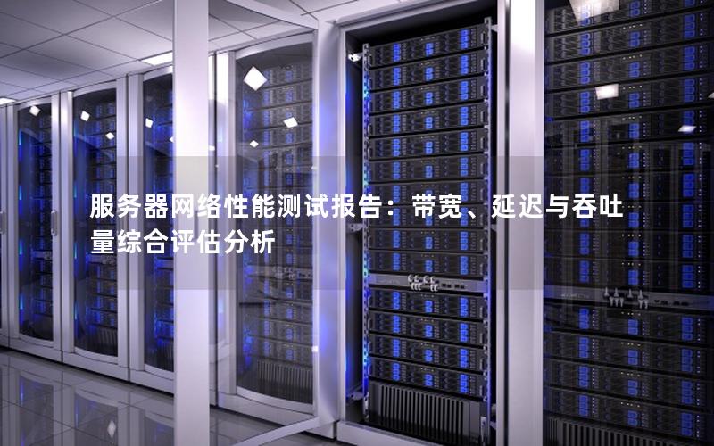 服务器网络性能测试报告：带宽、延迟与吞吐量综合评估分析