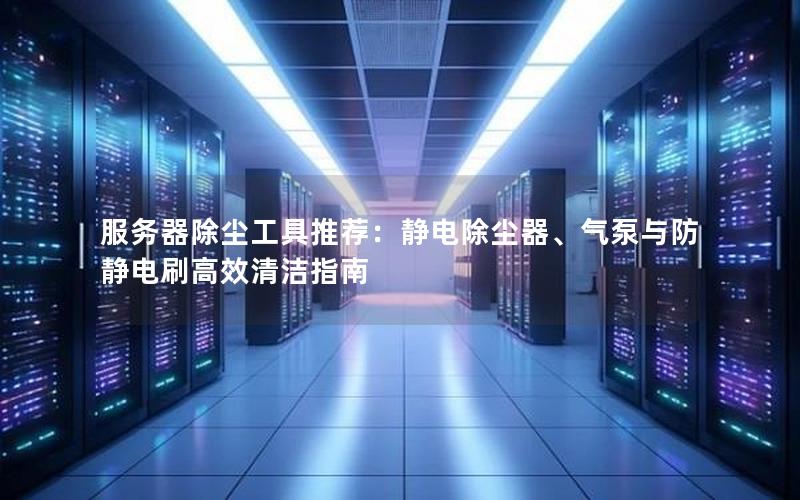 服务器除尘工具推荐：静电除尘器、气泵与防静电刷高效清洁指南