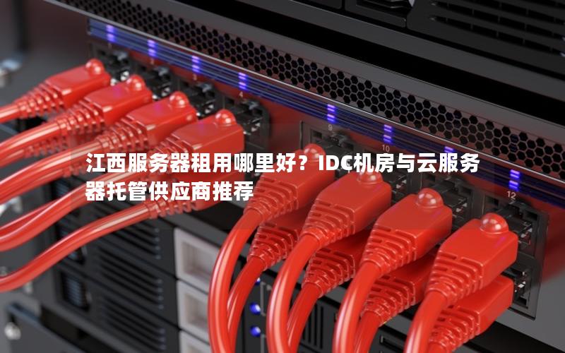 江西服务器租用哪里好？IDC机房与云服务器托管供应商推荐