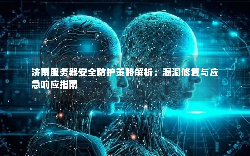 济南服务器安全防护策略解析：漏洞修复与应急响应指南