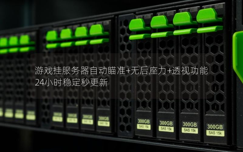 游戏挂服务器自动瞄准+无后座力+透视功能24小时稳定秒更新