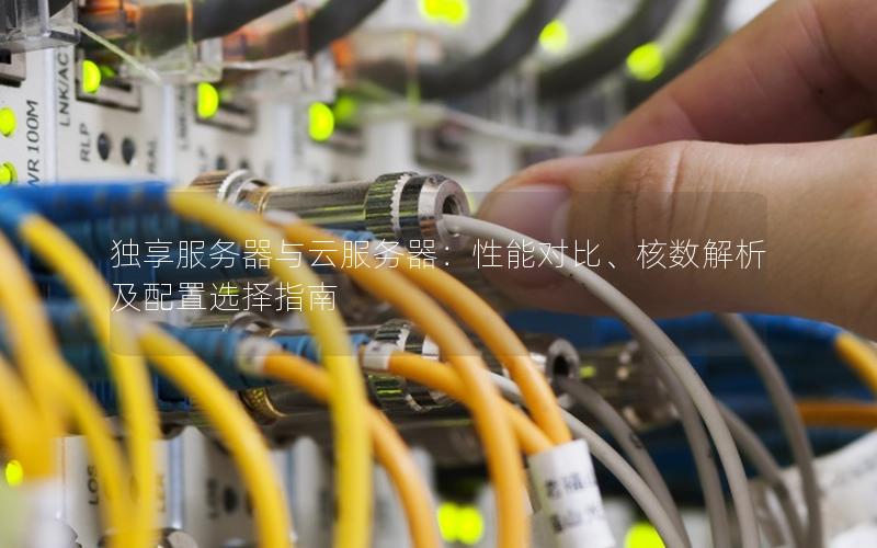 独享服务器与云服务器：性能对比、核数解析及配置选择指南