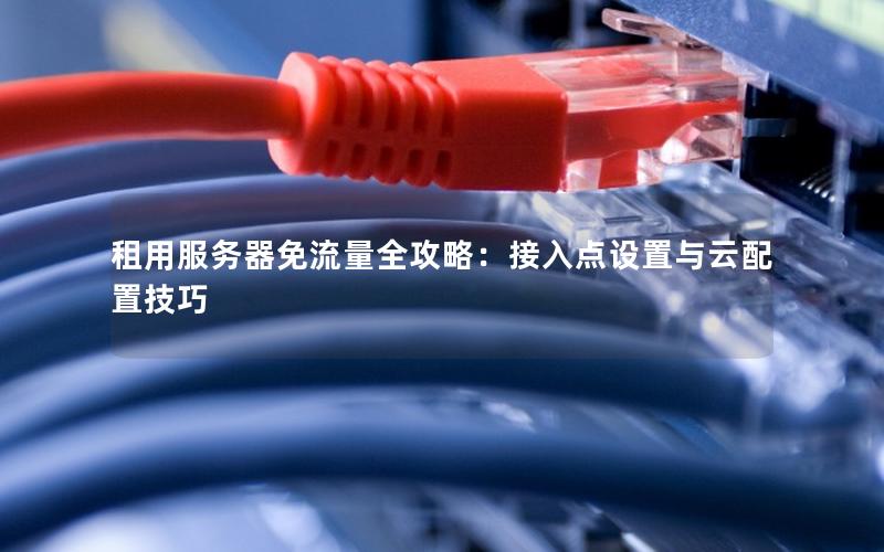 租用服务器免流量全攻略：接入点设置与云配置技巧