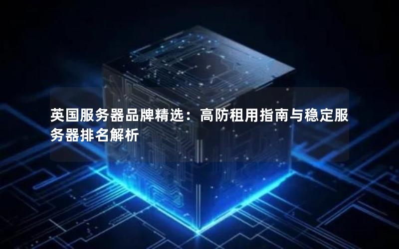 英国服务器品牌精选：高防租用指南与稳定服务器排名解析