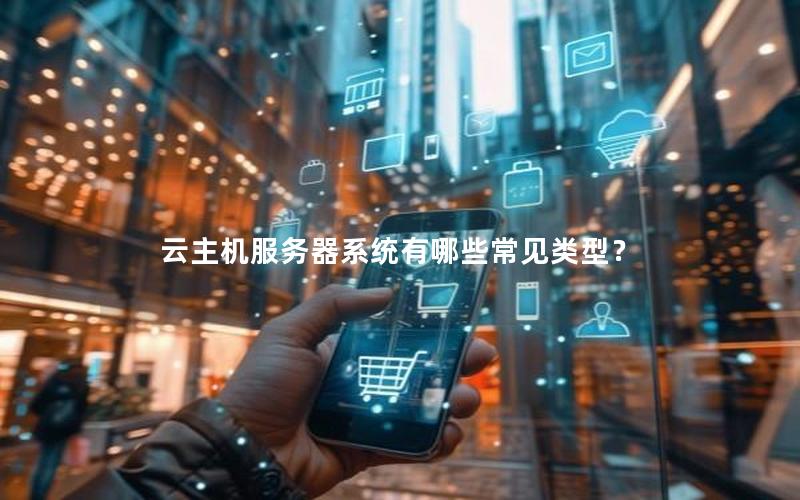 云主机服务器系统有哪些常见类型？