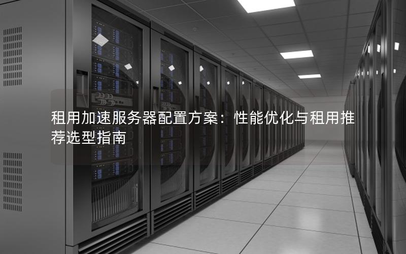 租用加速服务器配置方案：性能优化与租用推荐选型指南