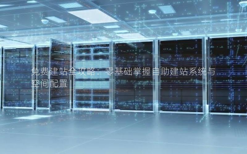 免费建站全攻略：零基础掌握自助建站系统与空间配置