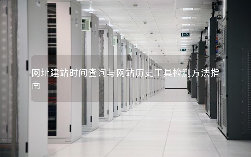 网址建站时间查询与网站历史工具检测方法指南