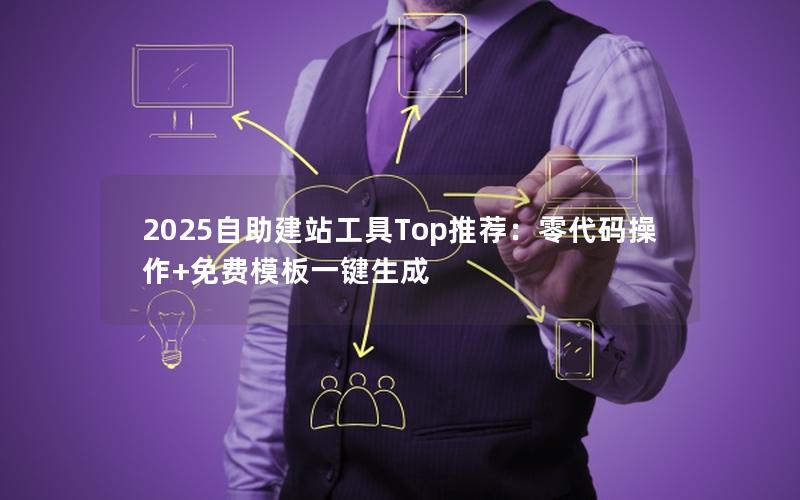 2025自助建站工具Top推荐：零代码操作+免费模板一键生成