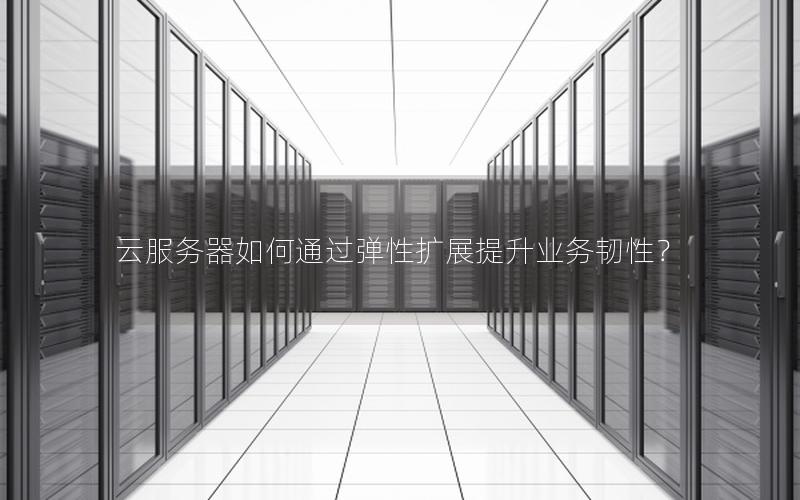 云服务器如何通过弹性扩展提升业务韧性？
