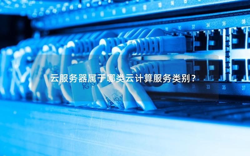 云服务器属于哪类云计算服务类别？
