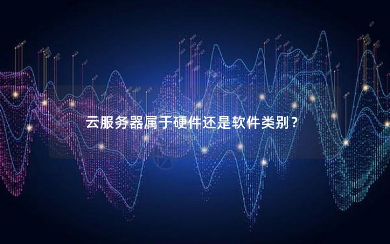 云服务器属于硬件还是软件类别？