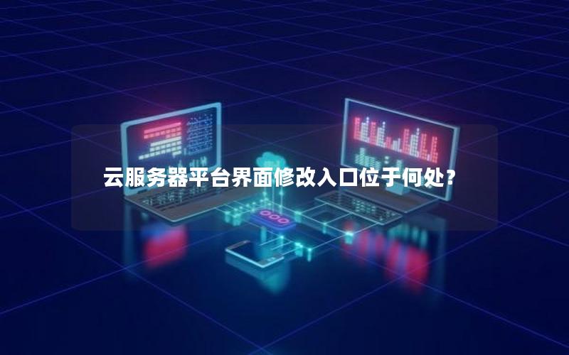 云服务器平台界面修改入口位于何处？