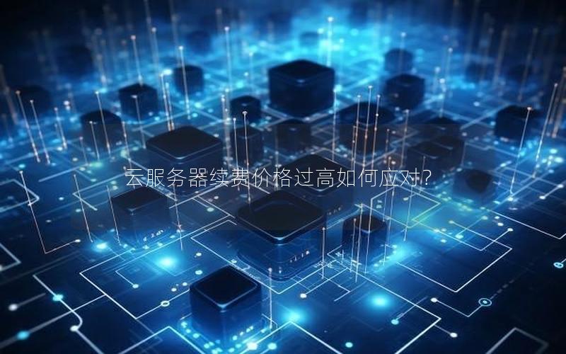 云服务器续费价格过高如何应对？