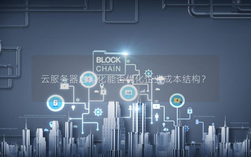 云服务器虚拟化能否优化企业成本结构？