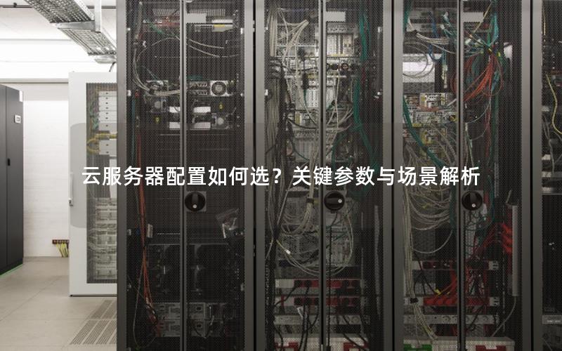 云服务器配置如何选？关键参数与场景解析