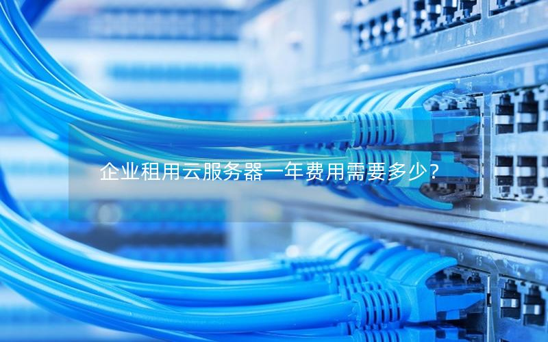 企业租用云服务器一年费用需要多少？