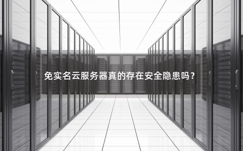 免实名云服务器真的存在安全隐患吗？