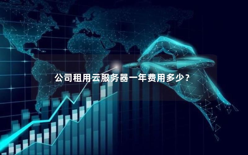 公司租用云服务器一年费用多少？