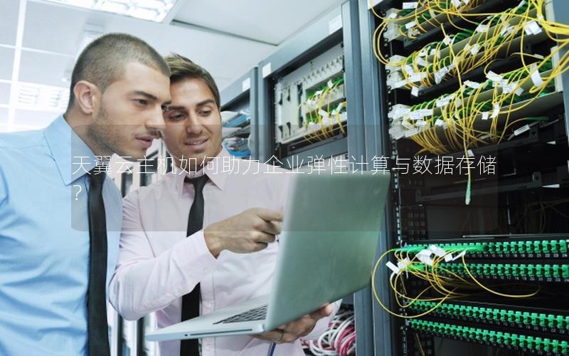 天翼云主机如何助力企业弹性计算与数据存储？