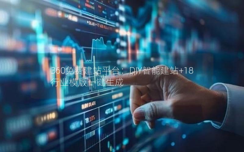 360免费建站平台：DIY智能建站+18行业模版一键生成