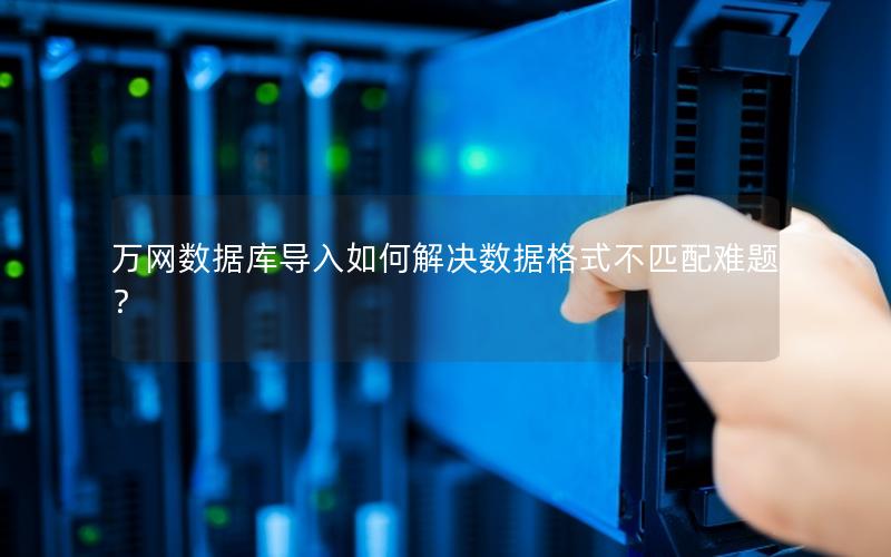 万网数据库导入如何解决数据格式不匹配难题？
