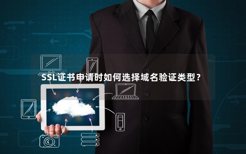 SSL证书申请时如何选择域名验证类型？
