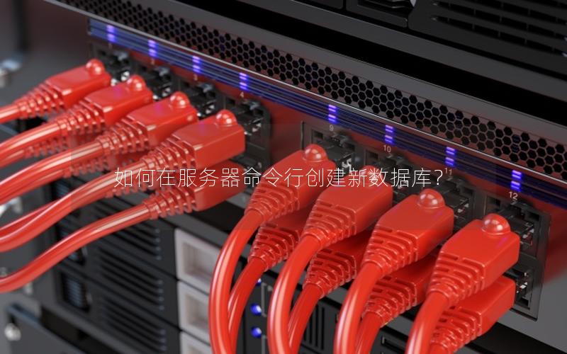 如何在服务器命令行创建新数据库？