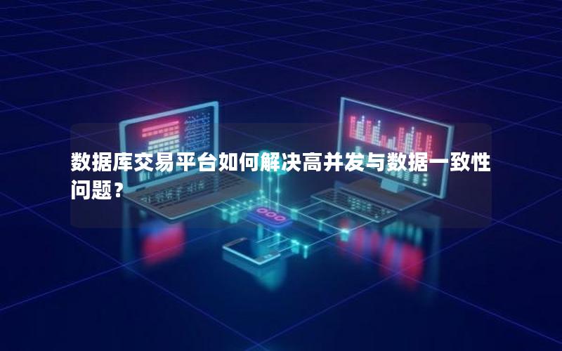 数据库交易平台如何解决高并发与数据一致性问题？