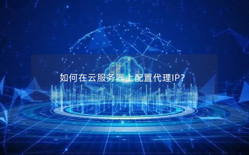 如何在云服务器上配置代理IP？