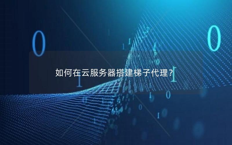 如何在云服务器搭建梯子代理？