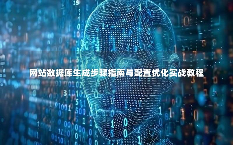 网站数据库生成步骤指南与配置优化实战教程