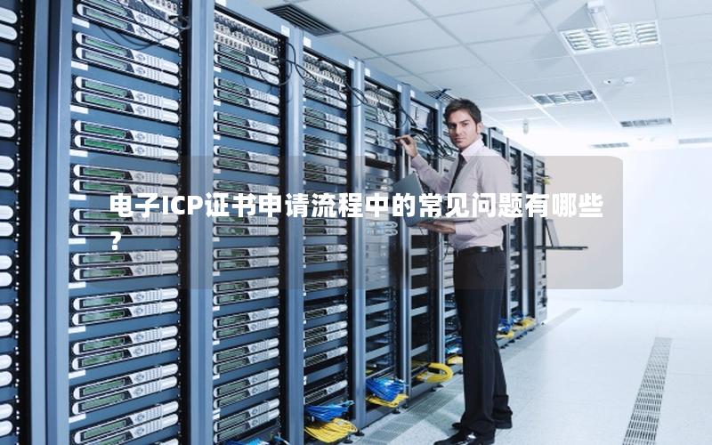 电子ICP证书申请流程中的常见问题有哪些？