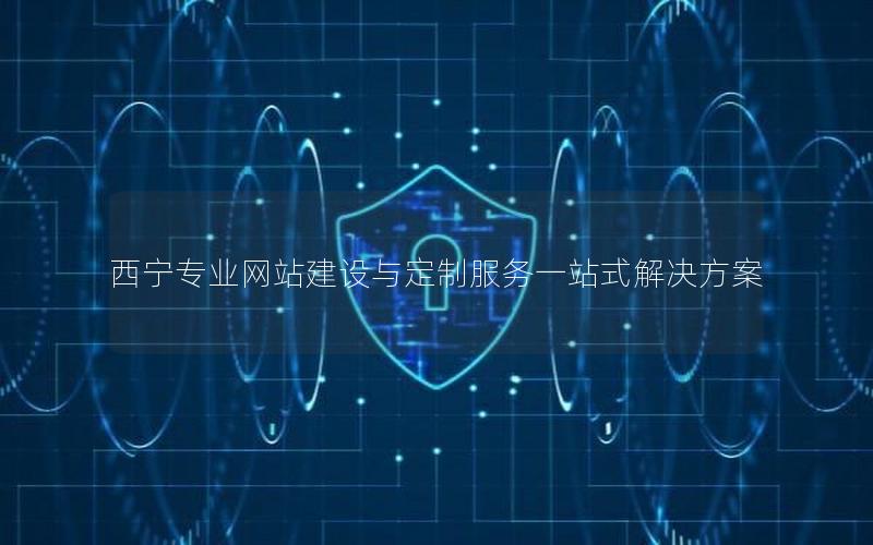 西宁专业网站建设与定制服务一站式解决方案