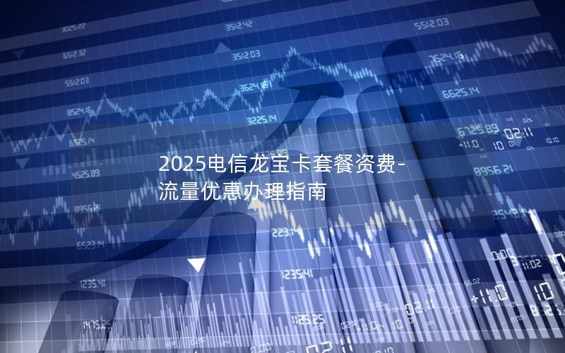 2025电信龙宝卡套餐资费-流量优惠办理指南