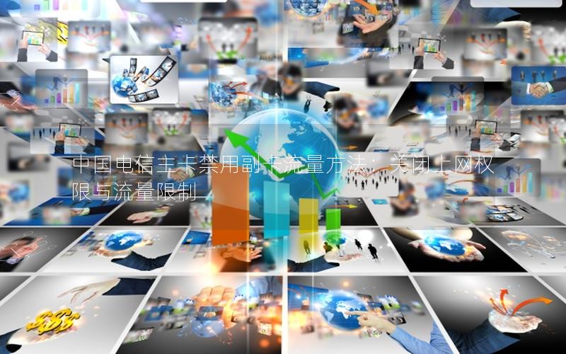 中国电信主卡禁用副卡流量方法：关闭上网权限与流量限制