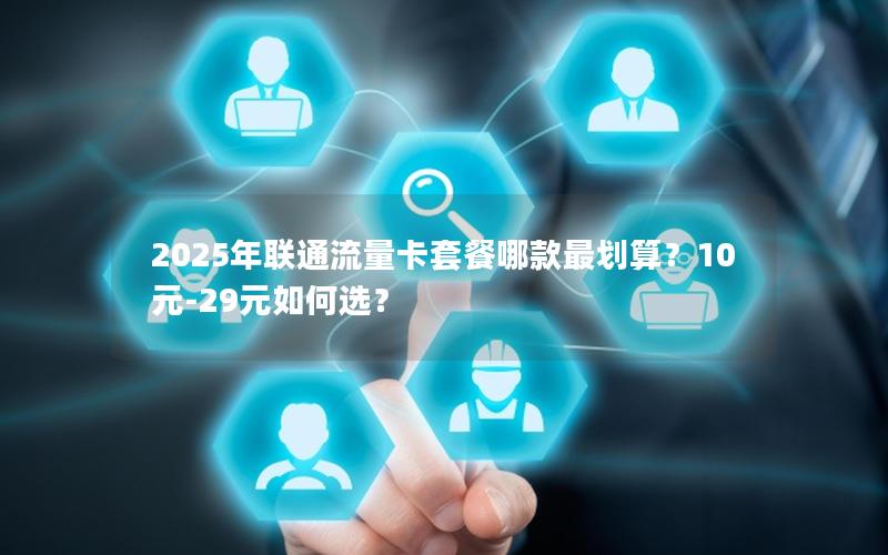 2025年联通流量卡套餐哪款最划算？10元-29元如何选？