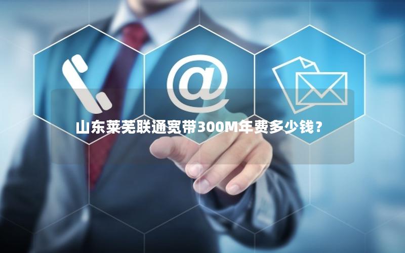 山东莱芜联通宽带300M年费多少钱？